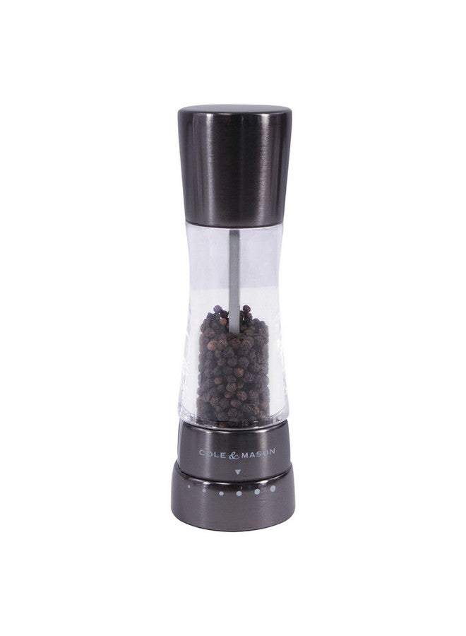 COLE & MASON Derwent Pepper Grinder - Gunmetal Mill Includes Gourmet Precision Mechanism and Premium Peppercorns - Image 1
