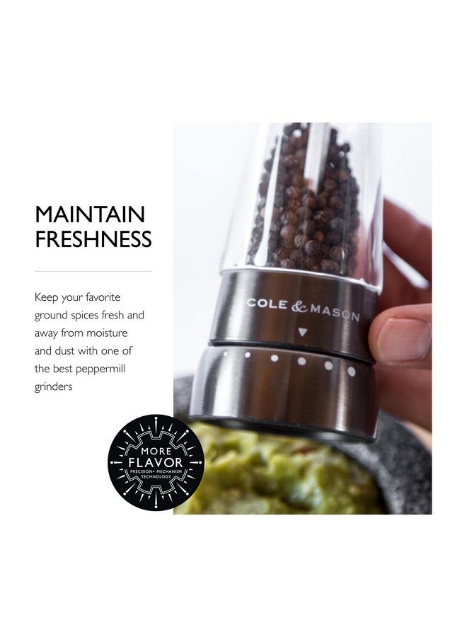 COLE & MASON Derwent Pepper Grinder - Gunmetal Mill Includes Gourmet Precision Mechanism and Premium Peppercorns - Image 5