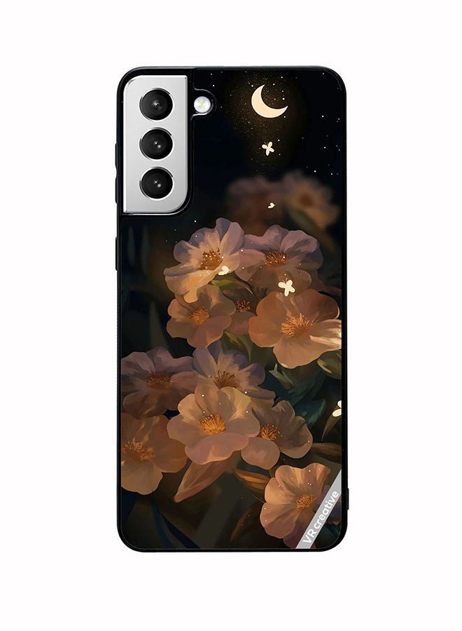 VR CREATIVE Protective Case Cover For Samsung Galaxy S22 Plus 5G Flower With Butterfly Design Multicolour - Image 1