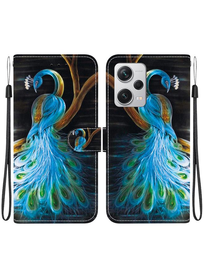 S-TOP Case For Redmi Note 12 Pro+ 5G Crystal Texture Colored Drawing Leather Phone Case - Image 1