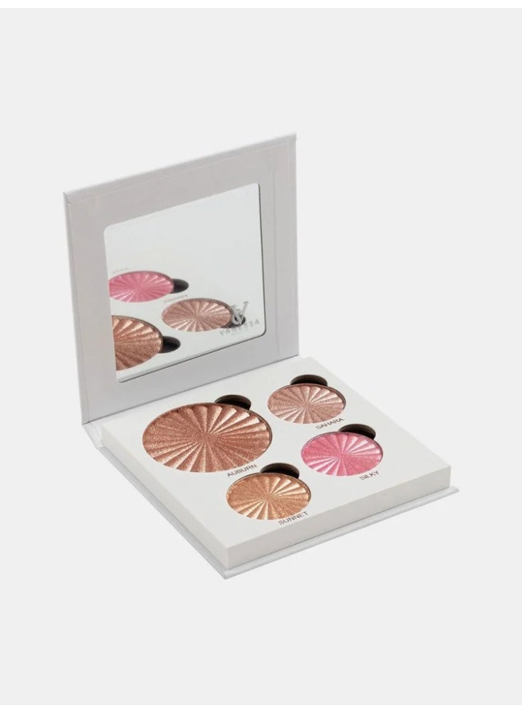 Vanessa Makeup Camellia Highlighter Palette - Image 2