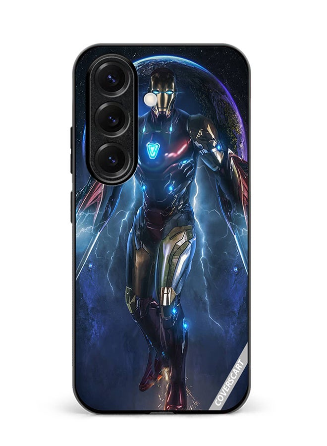 COVERSCART Protective Case Cover For Samsung Galaxy S24 Plus Iron Man Over Earth Design Multicolour