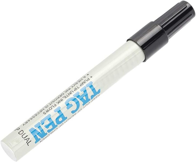 TOPINCN Livestock Ear Tag Marker Pen Farm Animal Marking Pen Pig Sheep Cattle Tag with Spare Head for Waterproof Fade Resistant Ink - Image 1