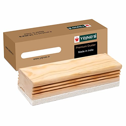 YAJNAS® Premium Non Magnetic White Board Wooden Duster | Blackboard Wooden Duster | Chalkboard Wooden Duster (Pack of 1) - Image 1