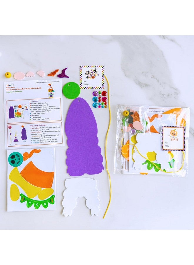 وينلين 24 مجموعة من الحرف اليدوية الخاصة بالهالوين، الحرف اليدوية الخاصة بالخريف، زينة الأقزام المصنوعة يدويًا للأطفال، مجموعات الحرف اليدوية الخاصة بالهالوين، ملصقات رغوية للأقزام، فنون وحرف يدوية خاصة بالهالوين للأطفال، أنشطة فنية في الفصول الدراسية المنزلية، هدايا الحفلات - Image 2
