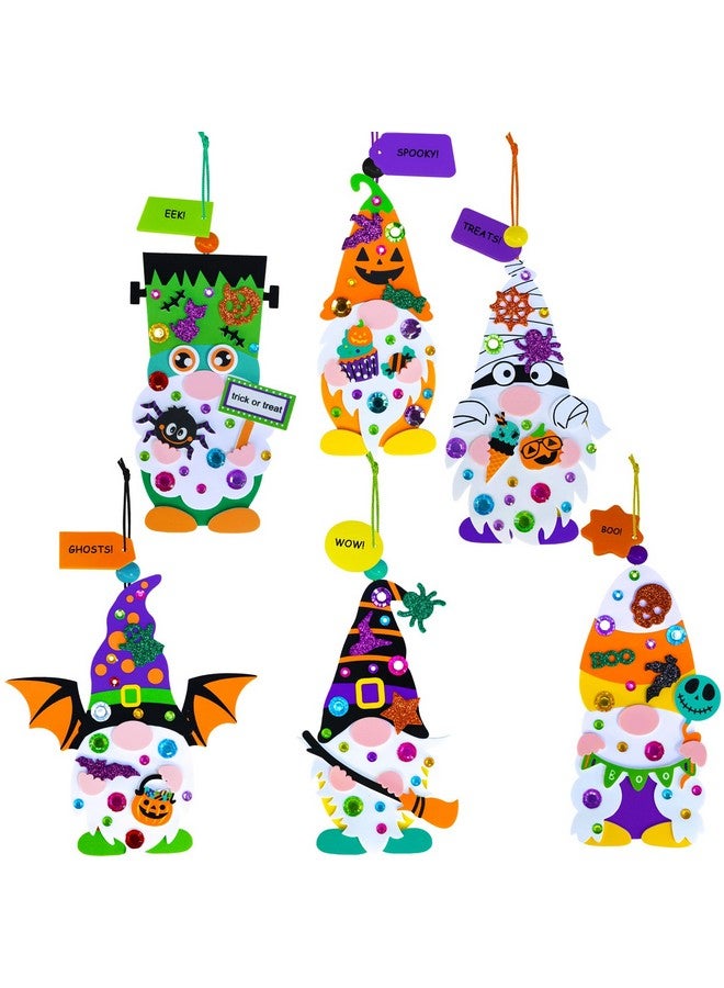 وينلين 24 مجموعة من الحرف اليدوية الخاصة بالهالوين، الحرف اليدوية الخاصة بالخريف، زينة الأقزام المصنوعة يدويًا للأطفال، مجموعات الحرف اليدوية الخاصة بالهالوين، ملصقات رغوية للأقزام، فنون وحرف يدوية خاصة بالهالوين للأطفال، أنشطة فنية في الفصول الدراسية المنزلية، هدايا الحفلات - Image 3