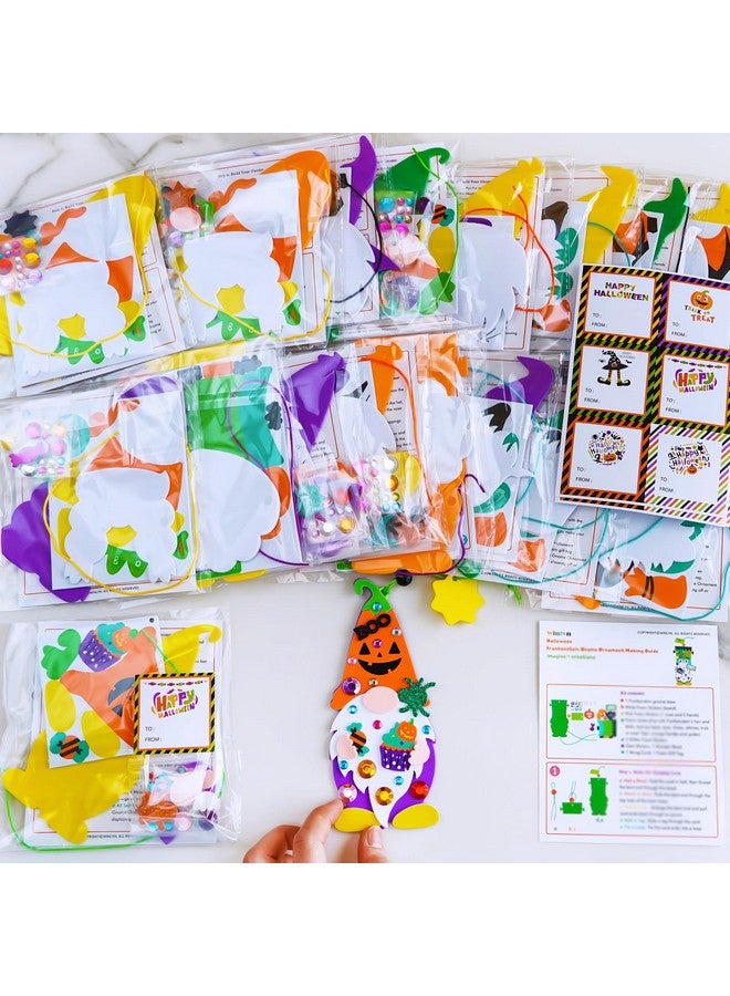 وينلين 24 مجموعة من الحرف اليدوية الخاصة بالهالوين، الحرف اليدوية الخاصة بالخريف، زينة الأقزام المصنوعة يدويًا للأطفال، مجموعات الحرف اليدوية الخاصة بالهالوين، ملصقات رغوية للأقزام، فنون وحرف يدوية خاصة بالهالوين للأطفال، أنشطة فنية في الفصول الدراسية المنزلية، هدايا الحفلات - Image 4