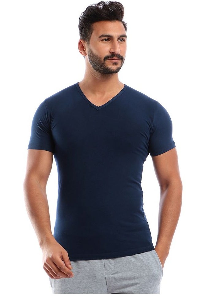 Mesery Mesery  (V) Neck  Men-Navy 