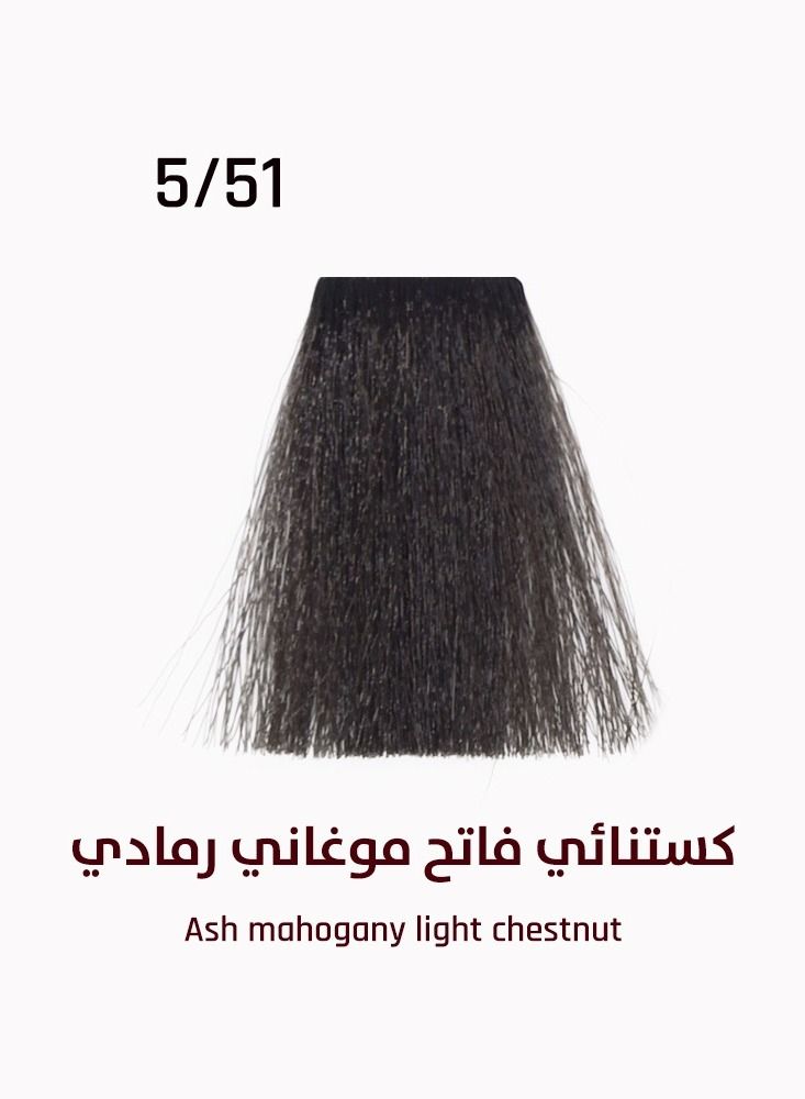 إيفر لاين صبغة الشعر ون 1.5 ايفر لاين /كستنائي فاتح موغاني رمادي 5/51  - Image 3