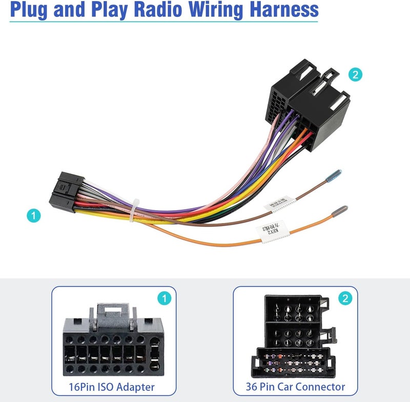 Jayubien Radio Stereo Wiring Harness Adapter for Hyundai and Kia Models 2008-2012 - Image 3