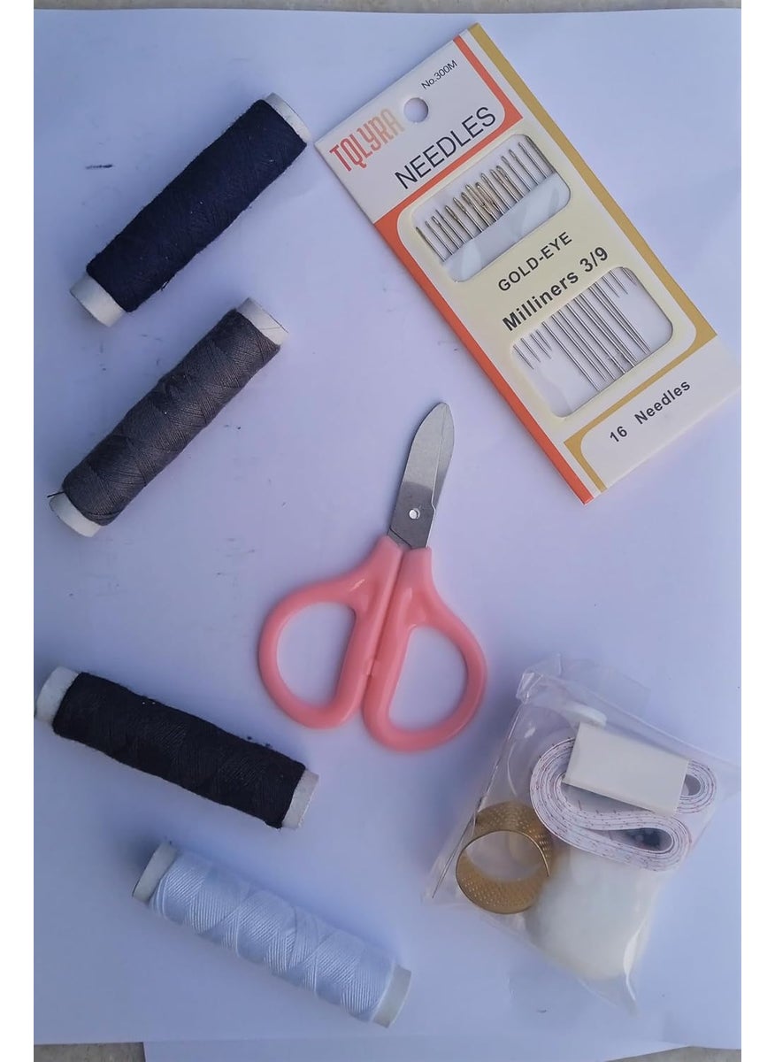 Basicare Basicare Travel Sewing kit, mini travel sewing kit Essential Sewing Tools Miniature Travel Sewing Tools Vacation Sewing Supplies Lightweight Stitching Kit Pocket-sized Sewing Companion Adventure Sewing Gear Compact Needle and Thread Set Travel Sewing Notions Handy Sewing Tools for Trips sewing kit small portable sewing kit for travel suitable for carry, emergency sewing kit when you are on the go. mini sewing kit  - Image 4