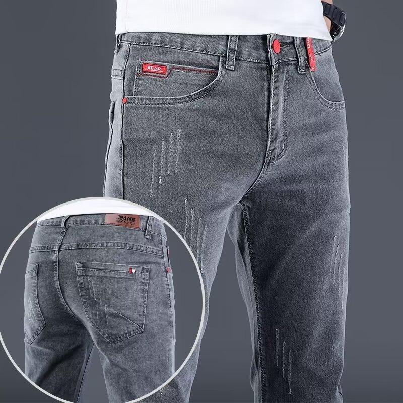 Unisex Casual Daily Denim Jeans - Image 4