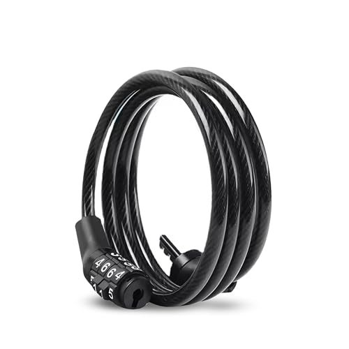 Robustt Keyless Numeric Bike Cable Lock - Pack of 1 | Preset Combination | Heavy Duty Anti-Theft Protection | Multi-Purpose Lock for Bike, Bicycle, Helmet, Luggage - Image 1