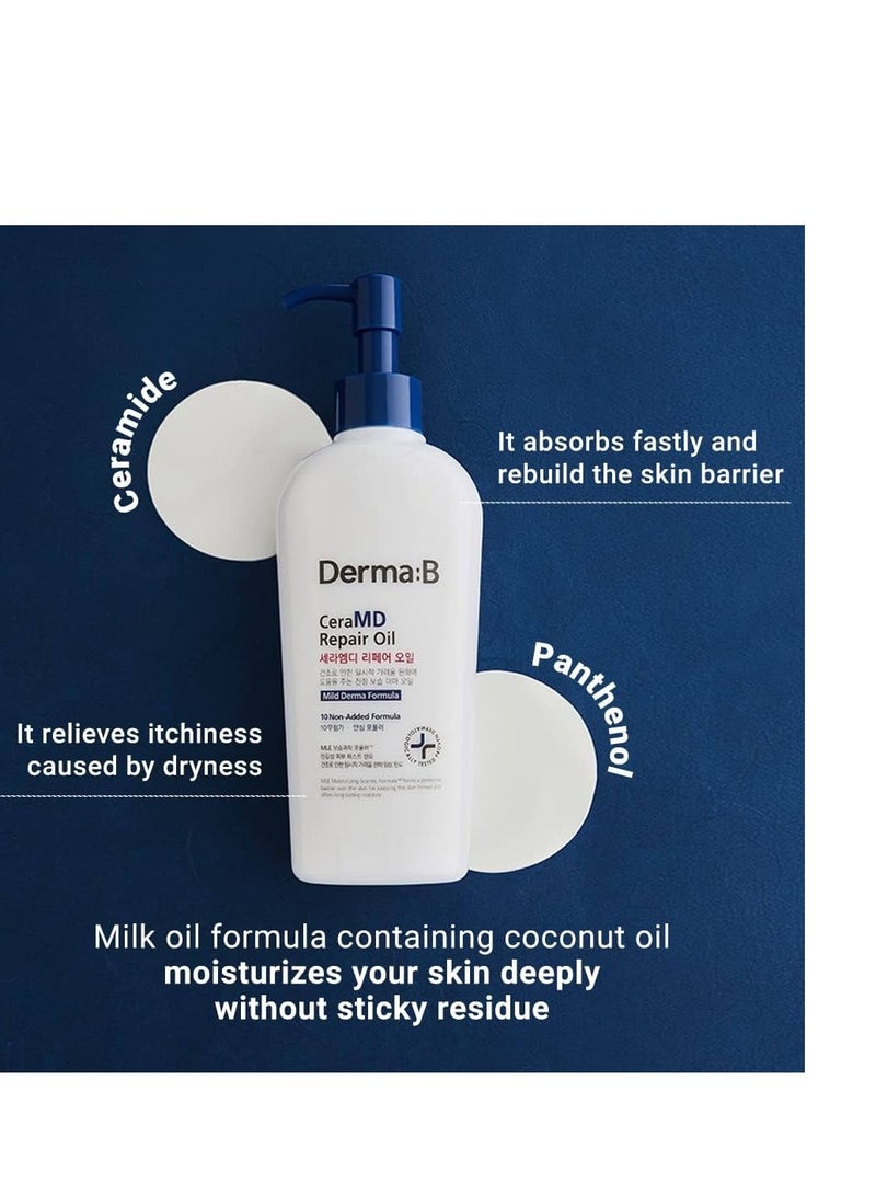 derma b derma b Derma:B CeraMD Repair Oil 200ml  - Image 2