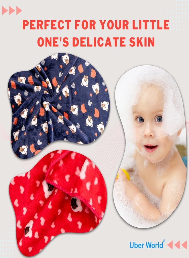Uber World Baby Towels for Newborns | Wrapper for New Born | Towels for 0 to 2 Years | Wrapper for New Born | Bath Towels (2) - Image 4
