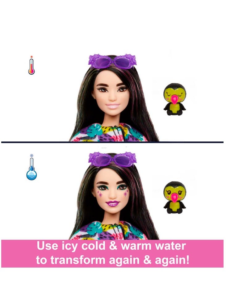 Barbie Cutie Reveal Jungle Series Toucan Doll - Image 4