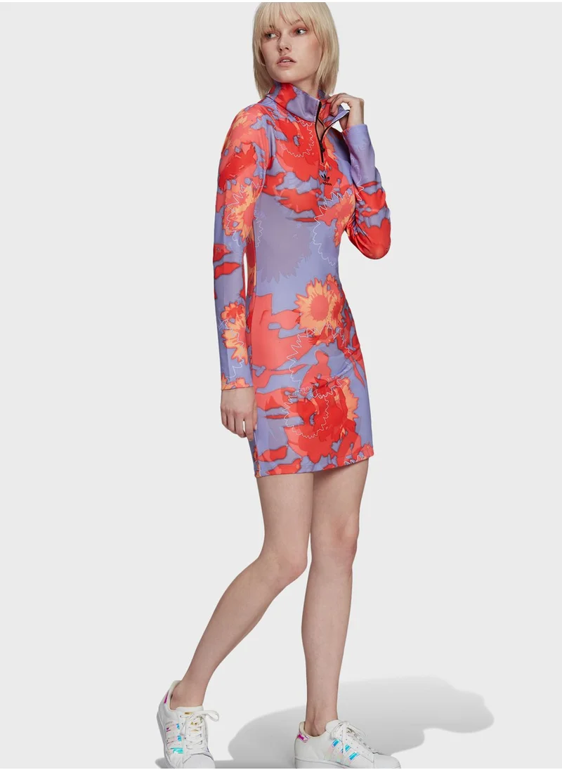 adidas Originals Sunflower Graphic Dress