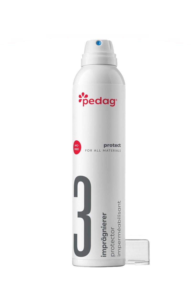 Pedag PFAS-Free Waterproofer | German Made | Heavy Duty Waterproof and Stain Repellent | Canvas & Fabric Spray Protector | Waterproofing Spray and Guard for Boots, Shoes, Tents, Hats, Jackets | 1 Can - Image 1
