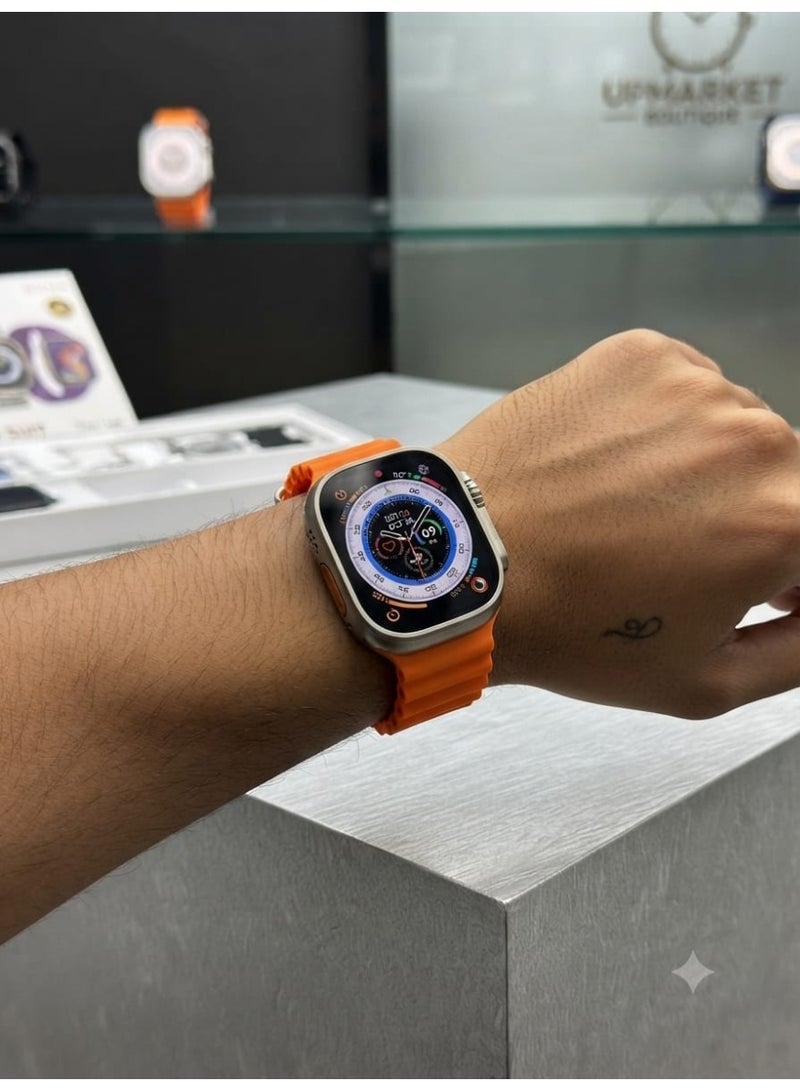 جوليوس ساعة ذكية JULIUS T1000 Ultra 3 بشاشة Super AMOLED، طقم 7 في 1 مع أحزمة قابلة للتبديل - Image 3