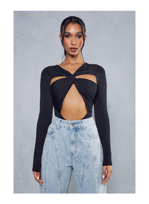 Recycled Twist Front Bodysuit