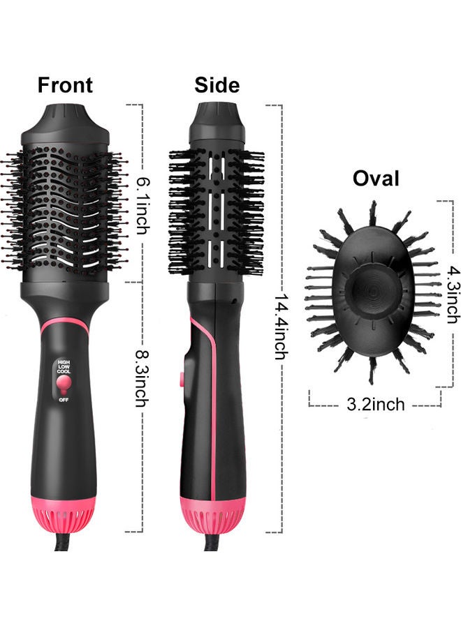 general Hot Air Dryer Hair Brush Black/Red - Image 4