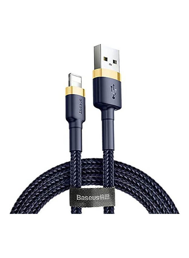 Baseus Cafule Cable Usb For Ip 1.5A 2M Gold & Blue - Image 1