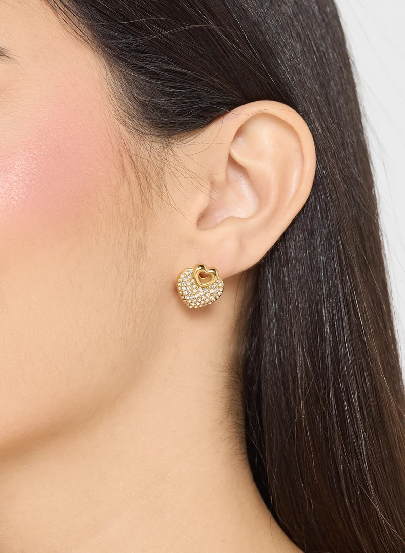 جس Crazy In Love Stud Earrings