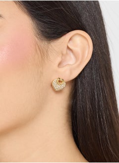 GUESS Crazy In Love Stud Earrings  - Image 4