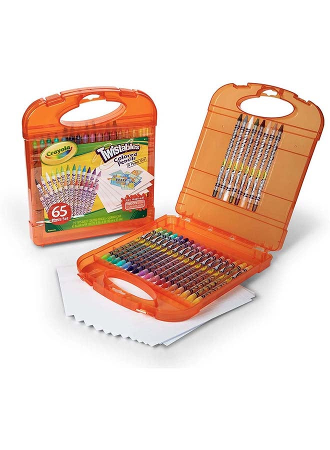 Crayola Twistables® Colored Pencils & Paper, 65 Piece Set - Image 3