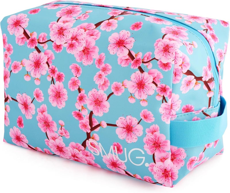SMUG Unisex Wash Bag - Cherry Blossom Toiletry Bag - Image 1