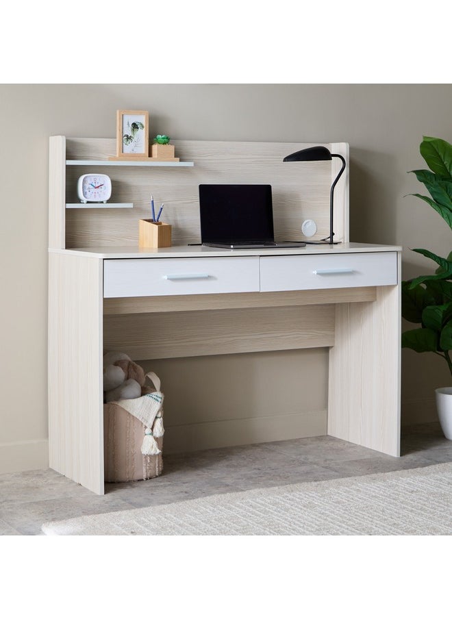 Skye 2-Drawer Study Desk with Hutch and USB Light 48 x 116 x 120 cm - pzsku/ZFBDF8F1C83F6310A47ECZ/45/_/1735803262/b5ded2c4-5a97-409b-a4d1-252fb64c6a0f