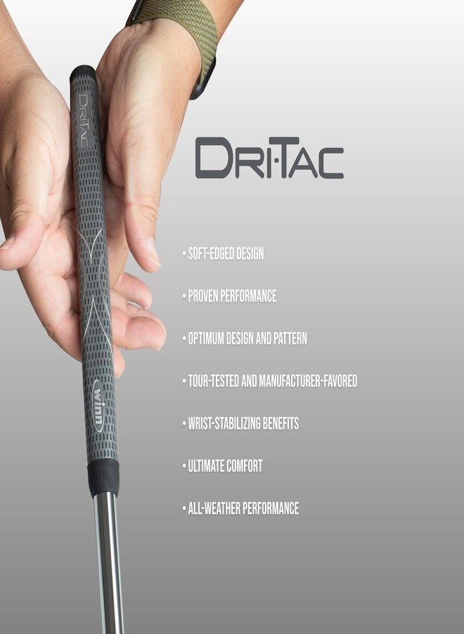 Winn DriTac Medallist Pistol Putter Grip, Soft-Edged Design, Ultimate Comfort & Slip-Resistance, Best Design for Putting Grip, Stabilize Wrist Action - Image 5