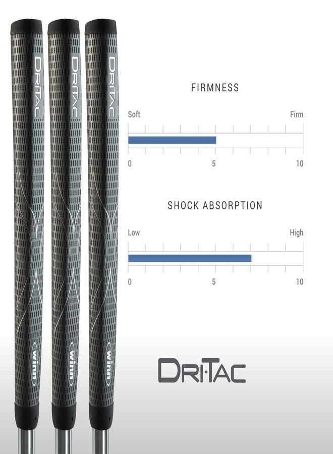 Winn DriTac Medallist Pistol Putter Grip, Soft-Edged Design, Ultimate Comfort & Slip-Resistance, Best Design for Putting Grip, Stabilize Wrist Action - Image 4