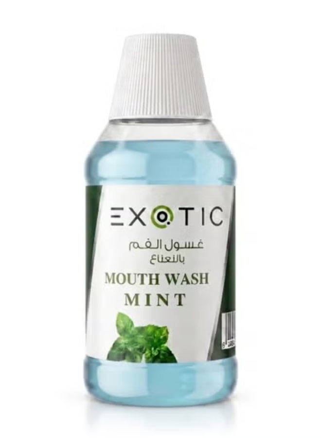 Exotic Alcohol-Free Mint Antibacterial Mouthwash (300ml)