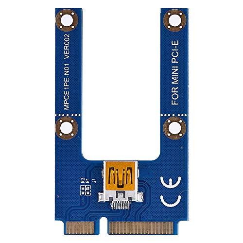 Richer-R محول رافع Richer-R Pci-e Express Extender، Mini PCI-E إلى PCI Express16x مع كابل طاقة SATA لبطاقة الفيديو للتعدين - Image 5
