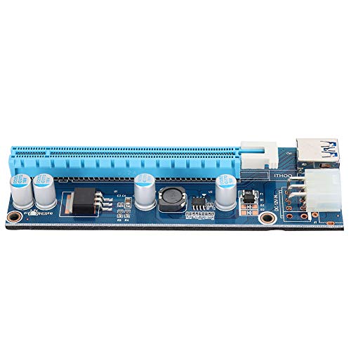 Richer-R محول رافع Richer-R Pci-e Express Extender، Mini PCI-E إلى PCI Express16x مع كابل طاقة SATA لبطاقة الفيديو للتعدين - Image 2