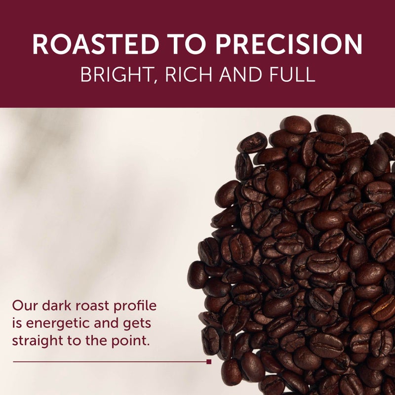 Illy Whole Bean Coffee, Intenso Bold Roast - Bold & Flavorful - 100% Arabica - Whole Beans - Pressurized Packaging Sealed for Freshness - 8.8oz can (Pack of 6) - Image 3