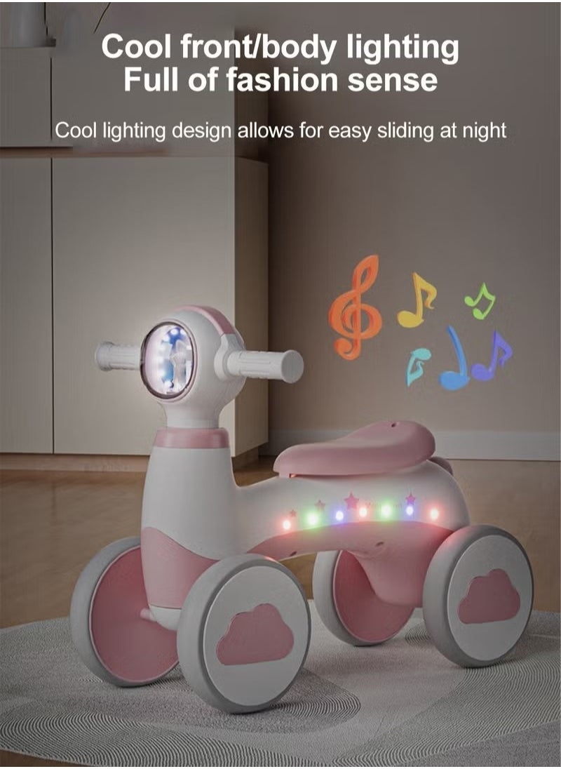Shuer - Four Wheel Balance Toy Car With 135 Degree Rotatable Handlebars And Smooth EVA Tyres - Image 1