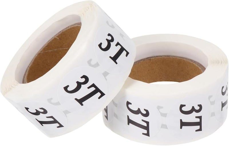 2 Roll Self Adhesive Clothing Labels For Retail Shops Compact Lightweight Design - Image 2