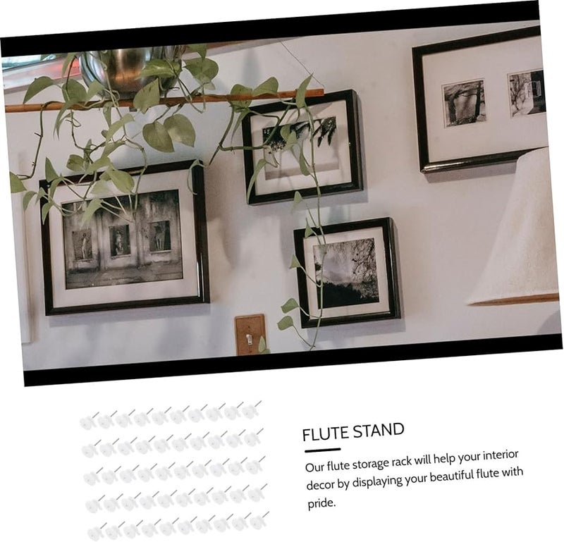 VILLCASE 50 Pcs White Picture Hanging Nails Sturdy Frame Hangers for Easy Wall Installation No Damage - Image 4