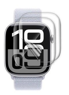 O Ozone Screen Protector for Apple Watch Series 10 42mm Premium TPU Soft Full Coverage Film [2 Pack] Full Screen Coverage Bubble Free Anti-Scratch HD Film  - Image 1