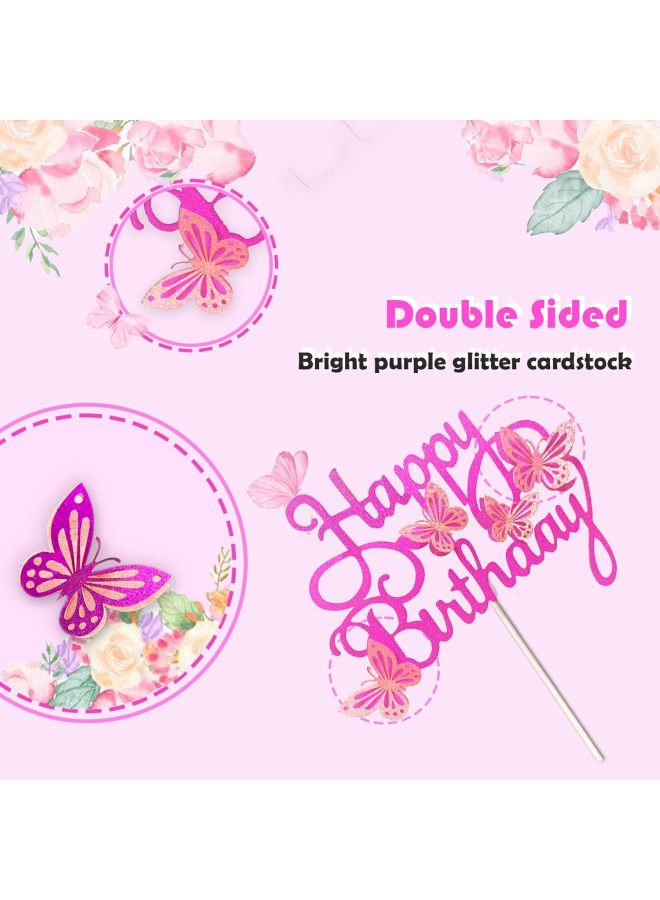 New Year Cake - Birthday Cake Decoration - Rose Red - Party Supplies, Baking Decoration, Gift - Image 5