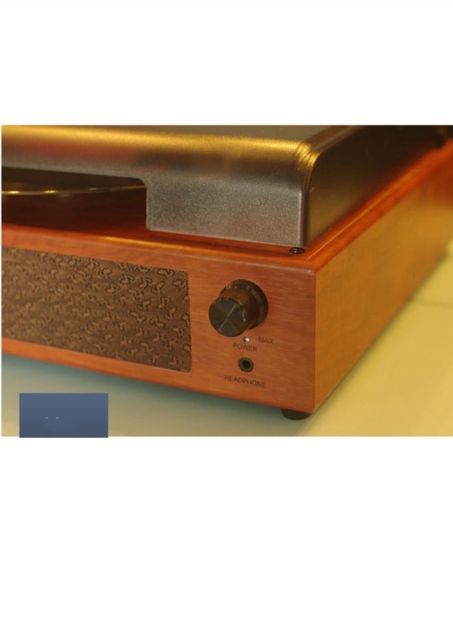 Generic - Record Player Portable Suitcase Record Player Blutooth 3-Speed Vintage Turntable Built-in 2 Stereo Speakers - Image 1
