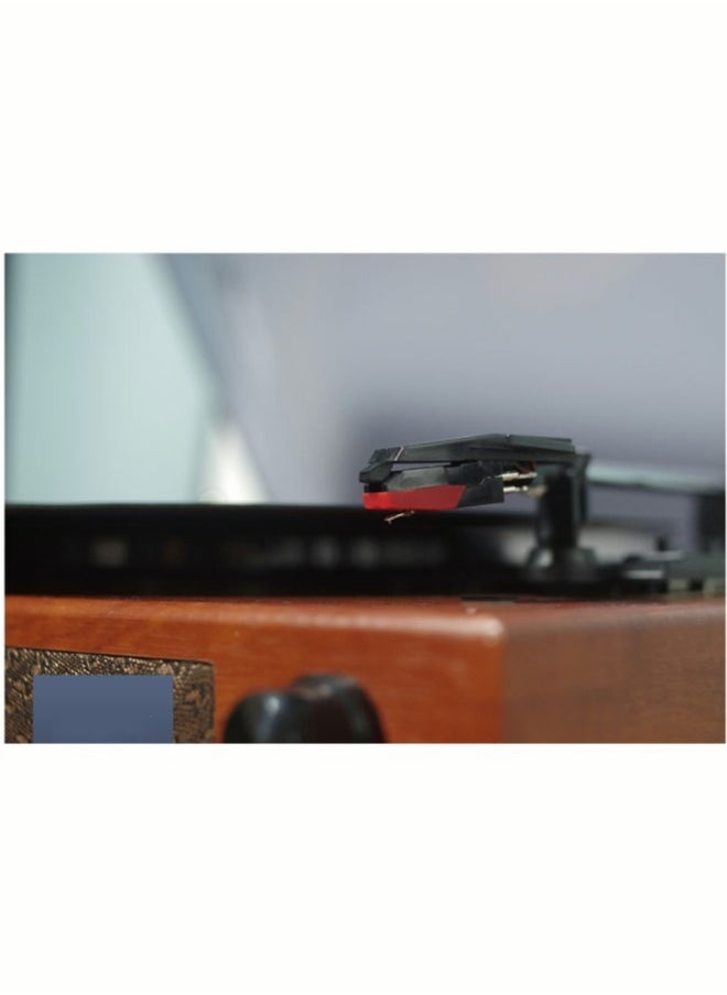 Generic - Record Player Portable Suitcase Record Player Blutooth 3-Speed Vintage Turntable Built-in 2 Stereo Speakers - Image 1