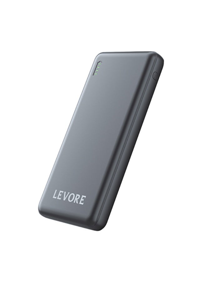 ليفور بنك طاقة سريع الشحن بقوة 20 وات، سعة 10000 مللي أمبير/ساعة - صغير الحجم وقابل للحمل