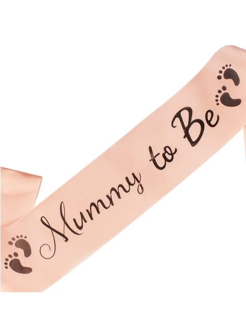 Baby Shower Decorations for Mommy to Be Headband with Mommy To Be Sash and Daddy To Be Badge-for Baby Shower Party Favors Gender Reveals Party Gifts