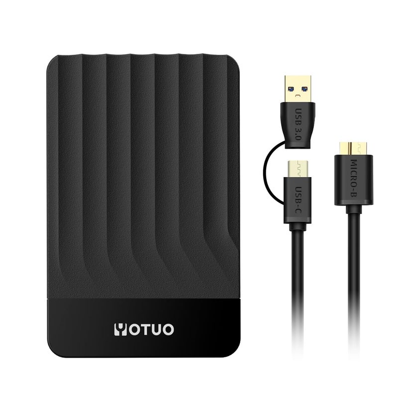YOTUO Portable External Hard Drive Storage Expansion Mobile HDD USB 30 for PC Mac Desktop Laptop PS4 PS5 Xbox One XS Xbox 360 Xbox Series XS Office Game Black 750GB - Image 2