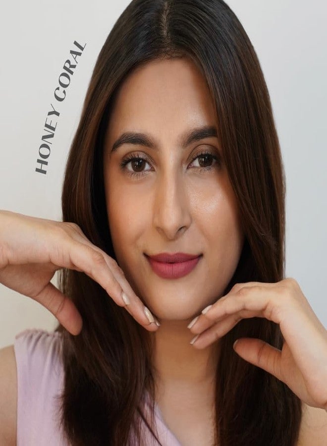 House Of Makeup Hydrating Liquid Lipstick | Nude Lipstick Shades | Comfy Liquid Lipsticks For Women | Everyday Nude Shade Lipstick | Liquid Matte Lipstick | 5 ml | (Honey Coral) - Image 5