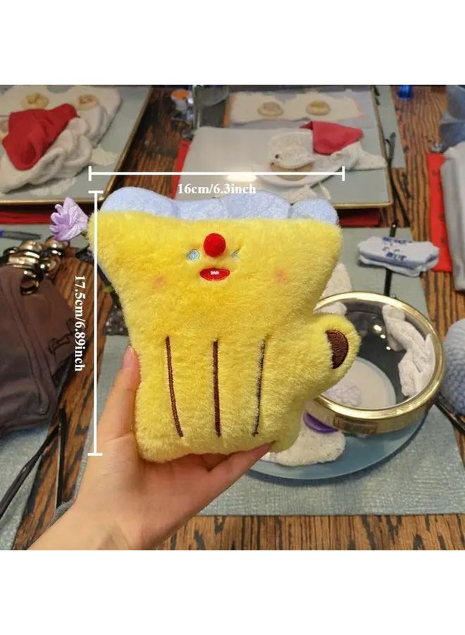 Poached Egg Plush Toy Cute Food Doll Christmas Holiday Gift For Friends - Image 4