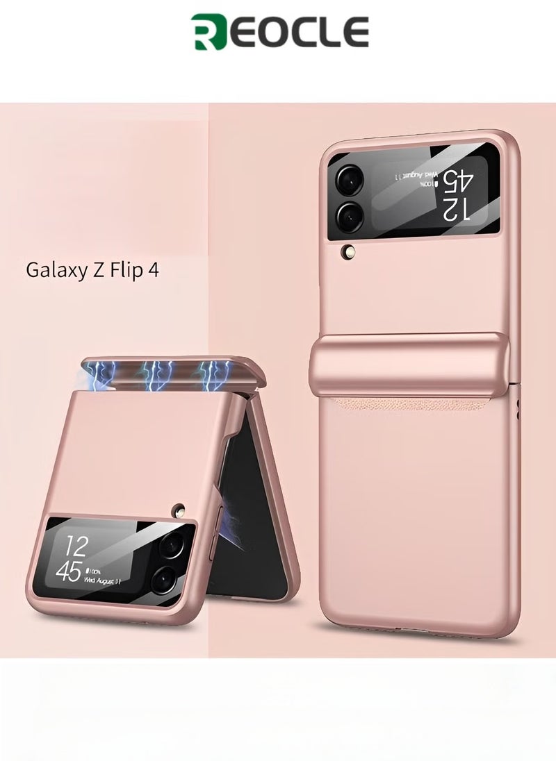 REOCLE Aero Flex Samsung Galaxy Z Flip 4 Case with Hinge Protection Protective Slim Cover Protective Body with Hinge Protector for Samsung Galaxy Z Flip 4 - Image 1